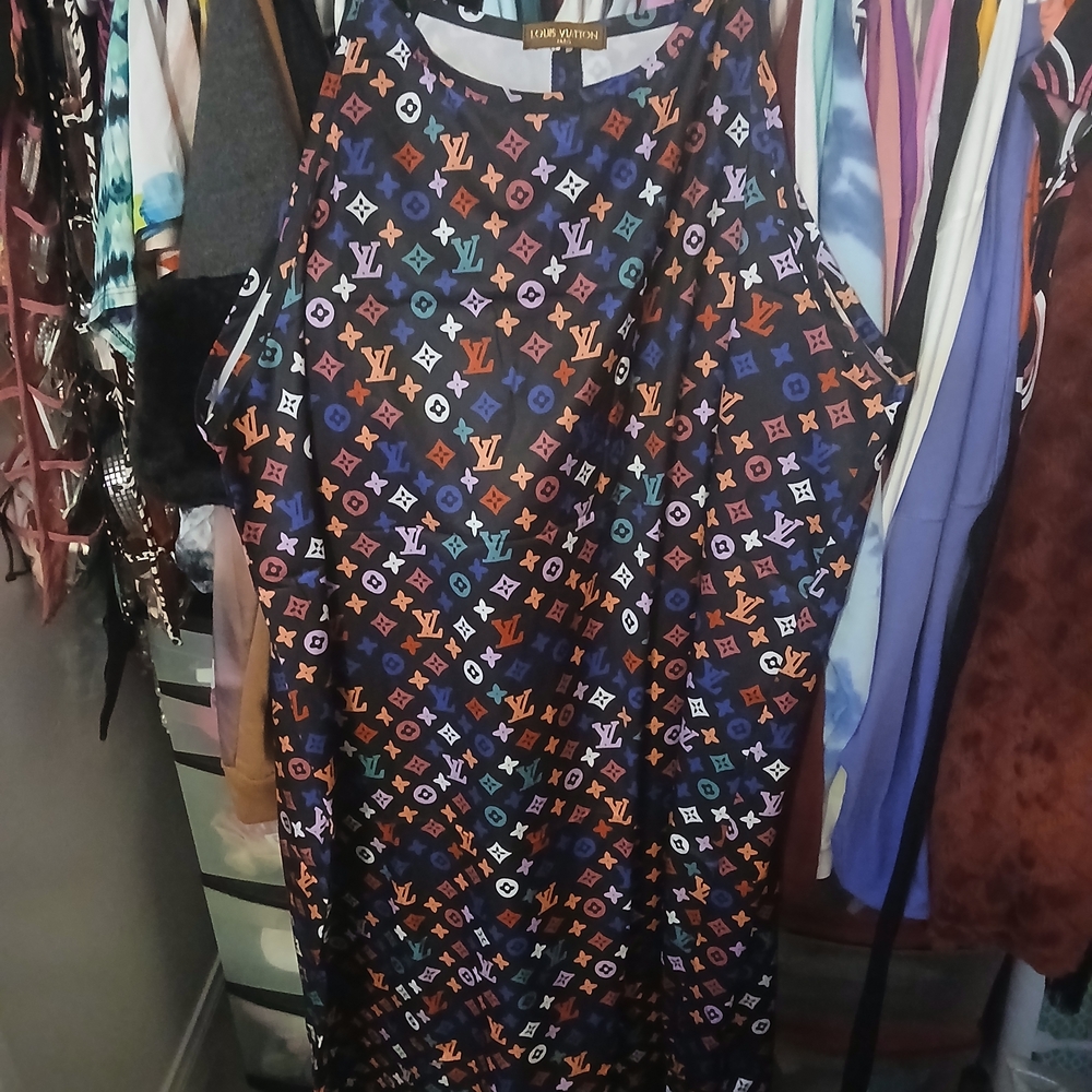 Multicolor Midi Dress